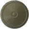 Ekena Millwork Shakuras Ceiling Medallion (Fits Canopies up to 5"), Hand-Painted Spartan Stone, 24"OD x 3"P CM24SHSSF - alternate 1